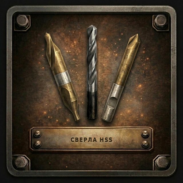 Сверла спиральные HSS